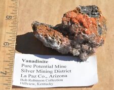 Vanadinite, Pure Potential Mine, Silver Mining District, La Paz Co., (Robinson) picture