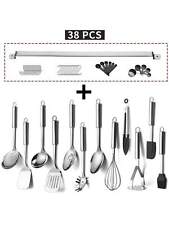 38 Tableware Sets, 38 Cooking Utensils Sets: 1 Spoon, 1 Oil Skimmer, 1 Spoon, 1  picture