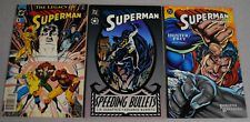 Legacy of Superman #1, Speeding Bullets, Doomsday Hunter/Prey #3. Never Read picture