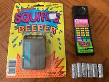 Vtg 90s Candy Cellular Bubble Gum Cell Phone & Squirts Beeper Gag Novelty Toy picture