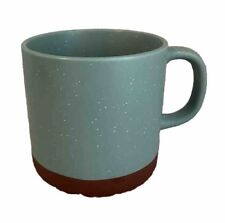 Liquid Logic Mug Teal Blue Speckled Pattern Handle 12 Ounce Size Coffee Tea Cup picture