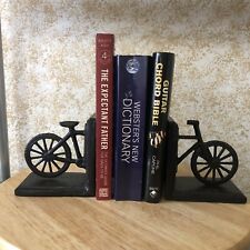 Bookends Cast Iron Bicycle Shape  Industrial Design picture