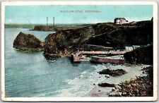 1910'S Mullion Cove Cornwall England Ocean Lighthouse Building Posted Postcard picture