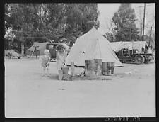 Drought Refugees,Exeter,California,CA,Tulare County,Dorothea Lange,FSA,3 picture