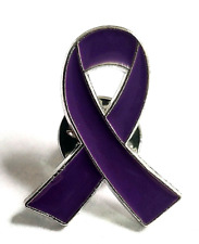 Alzheimer's Awareness Forget Me Not Dementia Enamel Lapel Pin Badge picture