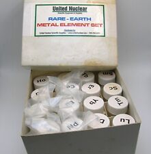 RARE-EARTH METAL ELEMENT SET OF 16 ELEMENTS BY UNITED NUCLEAR SCIETIFIC SUPPLIES picture