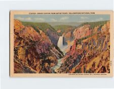 Postcard Grand Canyon from Artist Point Yellowstone National Park USA picture