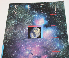 Vintage 1990 SETI Search For ExtraTerrestrial Intelligence 32 pg Brochure NASA picture