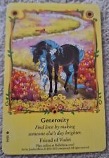 Bella Sara Sunflowers 19/55 Regular Generosity Trading Collector Card picture