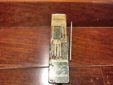 VINTAGE ADDIATOR UNIVERSAL STANDARD MODEL WEST GERMANY EARLY CALCULATOR & STYLUS picture