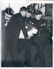 1940 Philadelphia PA Police Carry Woman Away From Wilkie Speech Press Photo picture