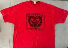 Stonewall Staff XXL T-shirt 25th Anniversary LGBTQ homosexual rights cause NYC picture