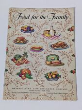 1955 Food for the Family Vintage Recipe Booklet, Metropolitan Life Insurance Co. picture