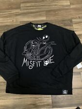 Oh My Disney Misfit Love The Nightmare Before Christmas Sweatshirt ADULT XL NWT picture