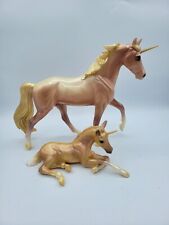 BREYER TRADITIONAL-Ceres & Minerva 2022 Limited Edition Mare & Foal Unicorns-NEW picture